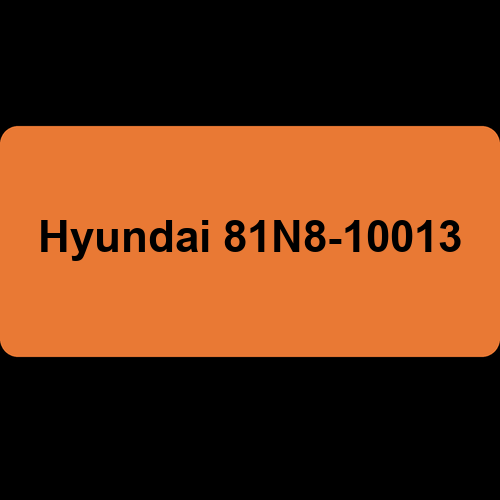 Hyundai 81N8-10013